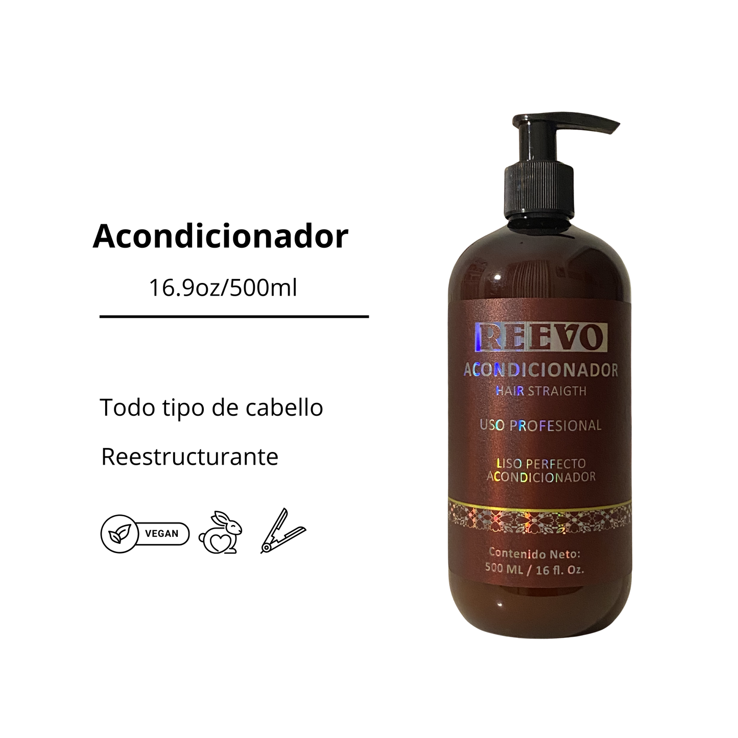 ACONDICIONADOR LISO PERFECTO 16.9oz/500ml
